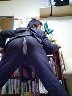 ケツが割れた